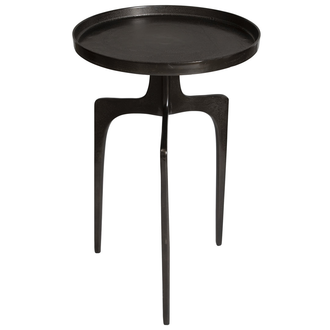 Eton 25" H Aluminum Tray Top Nesting Table